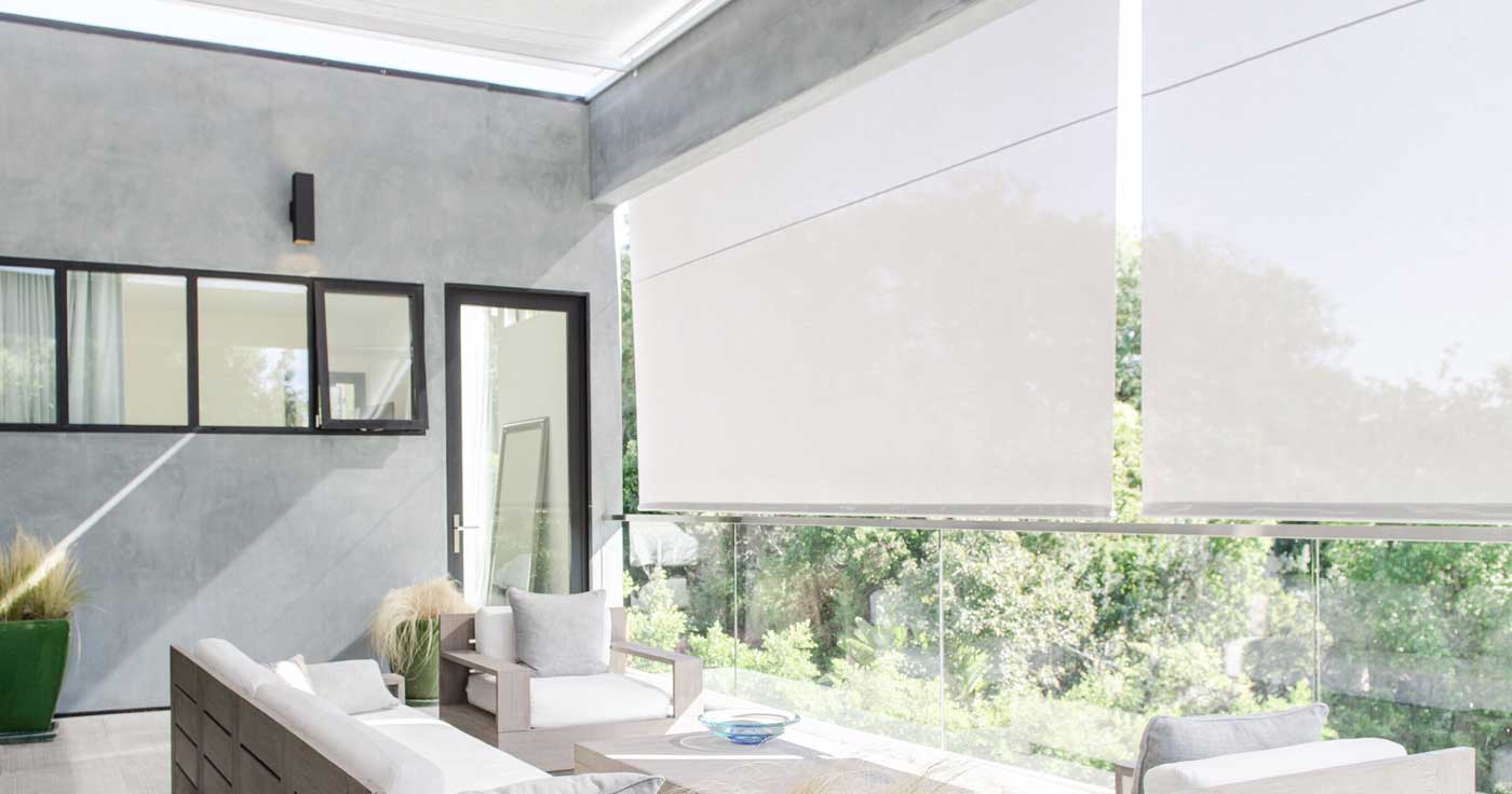 [object object] - exterior shades 1 - Motorized window blinds and window shades
